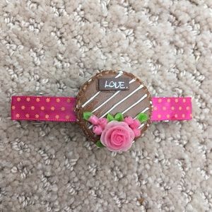 Handmade Cake hair clip